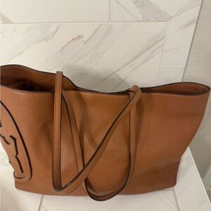 Tory Burch All T Tote in Camel